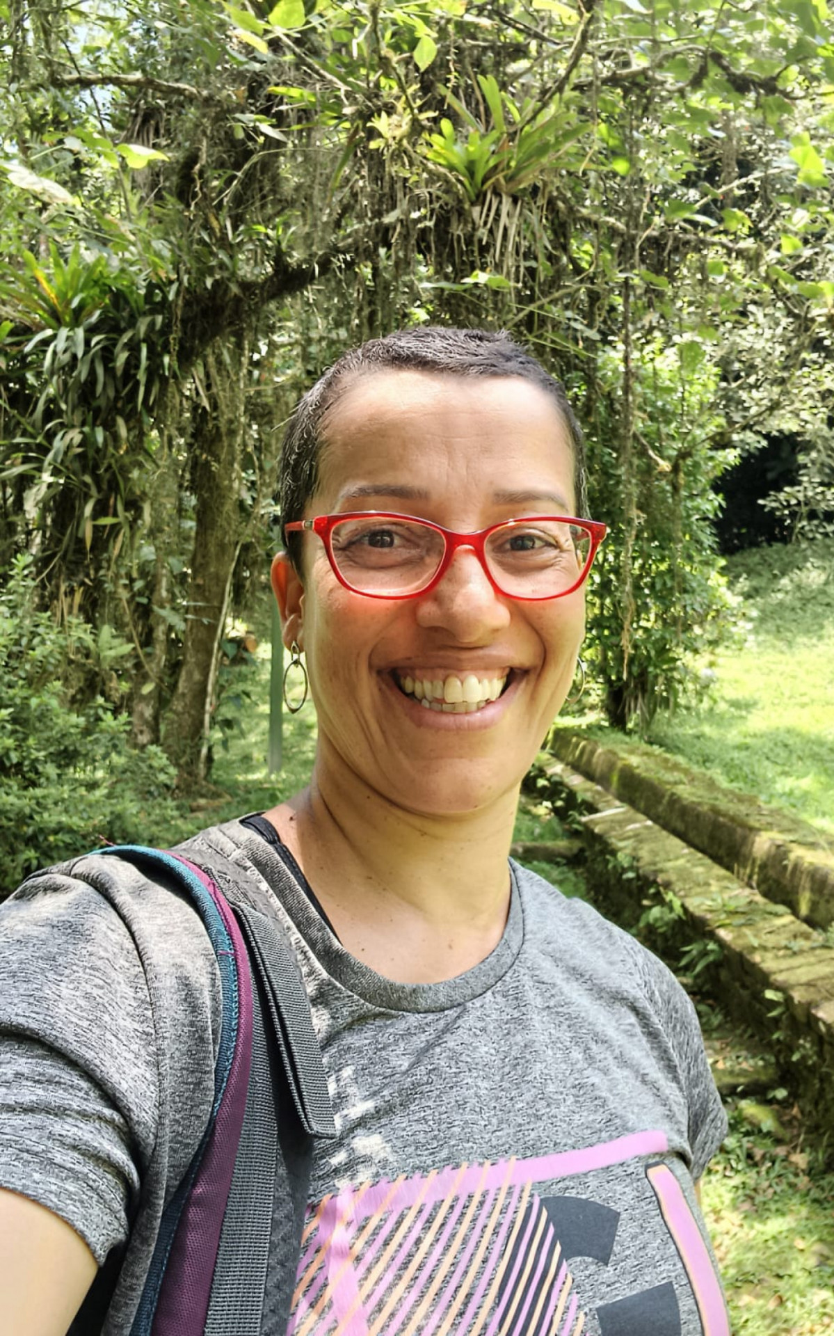 A professora S&iacute;lvia de Paula Bezerra aproveita as f&eacute;rias escolares para viajar - Arquivo pessoal