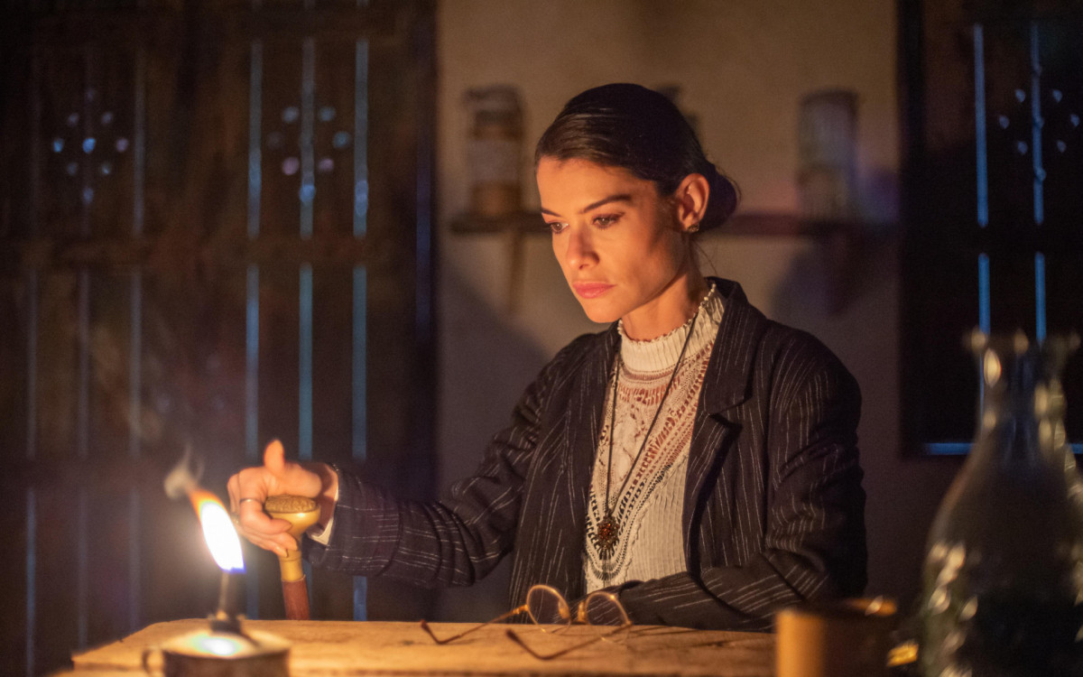 Alinne Moraes é Jânia em 'Guerreiros do Sol' - Globo/Estevam Avellar