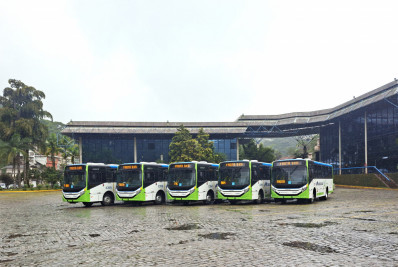 Novos ônibus entram em circulação no transporte público de Teresópolis