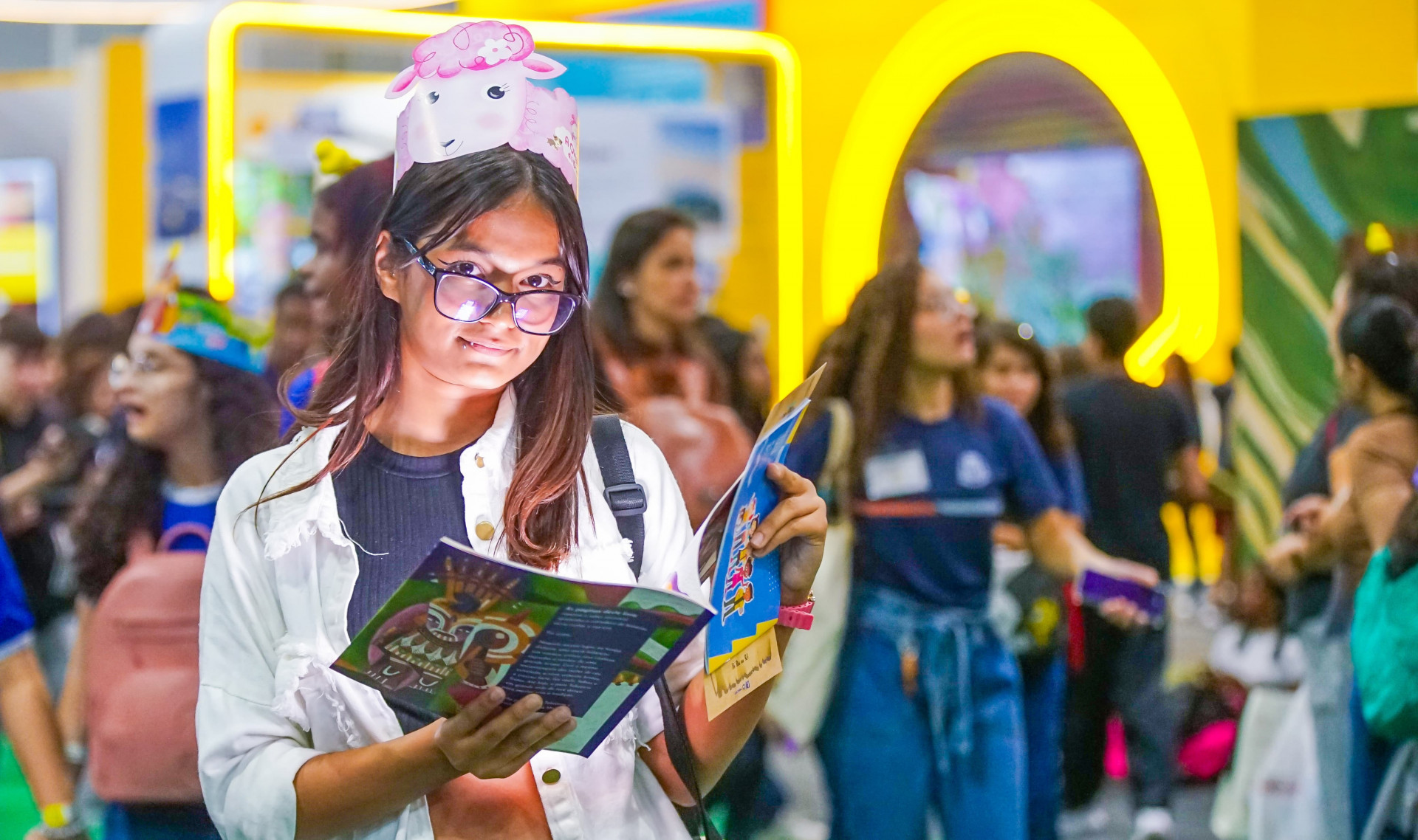  J&eacute;ssica Noronha, de 16 anos, gostou bastante do passeio - Gilberto Rocha/ PMSJM