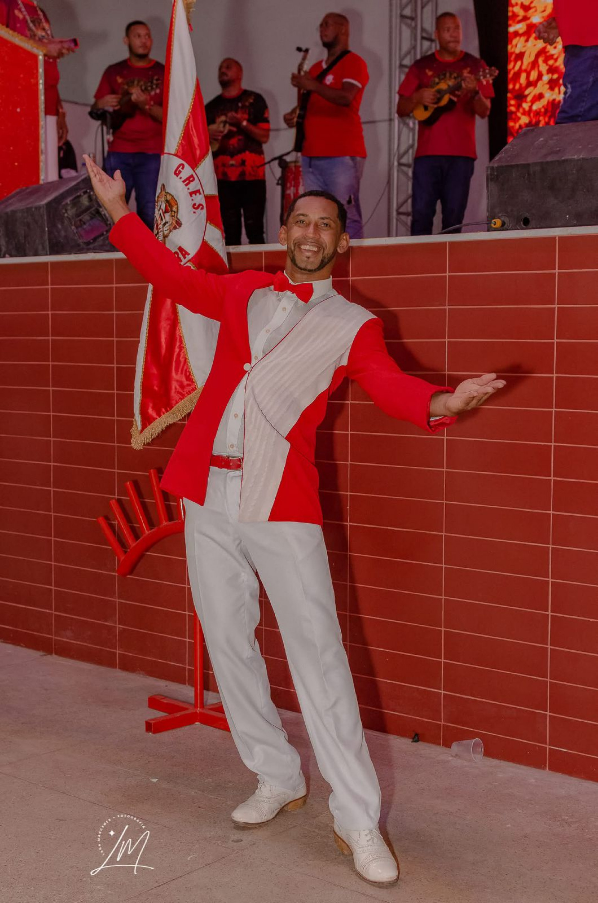 Mestre-sala Johny Matos será o par de Vivian Colombo - Divulgação / Porto da Pedra