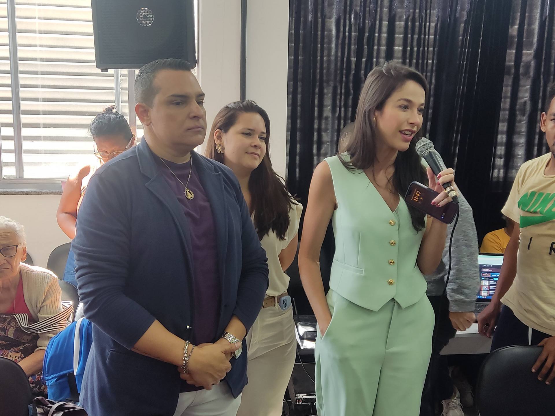 A vice-prefeita Mariana Malta revelou que a Prefeitura realizar&aacute; o baile da terceira idade uma vez por m&ecirc;s - Jo&atilde;o Victor Santana / PMBR  