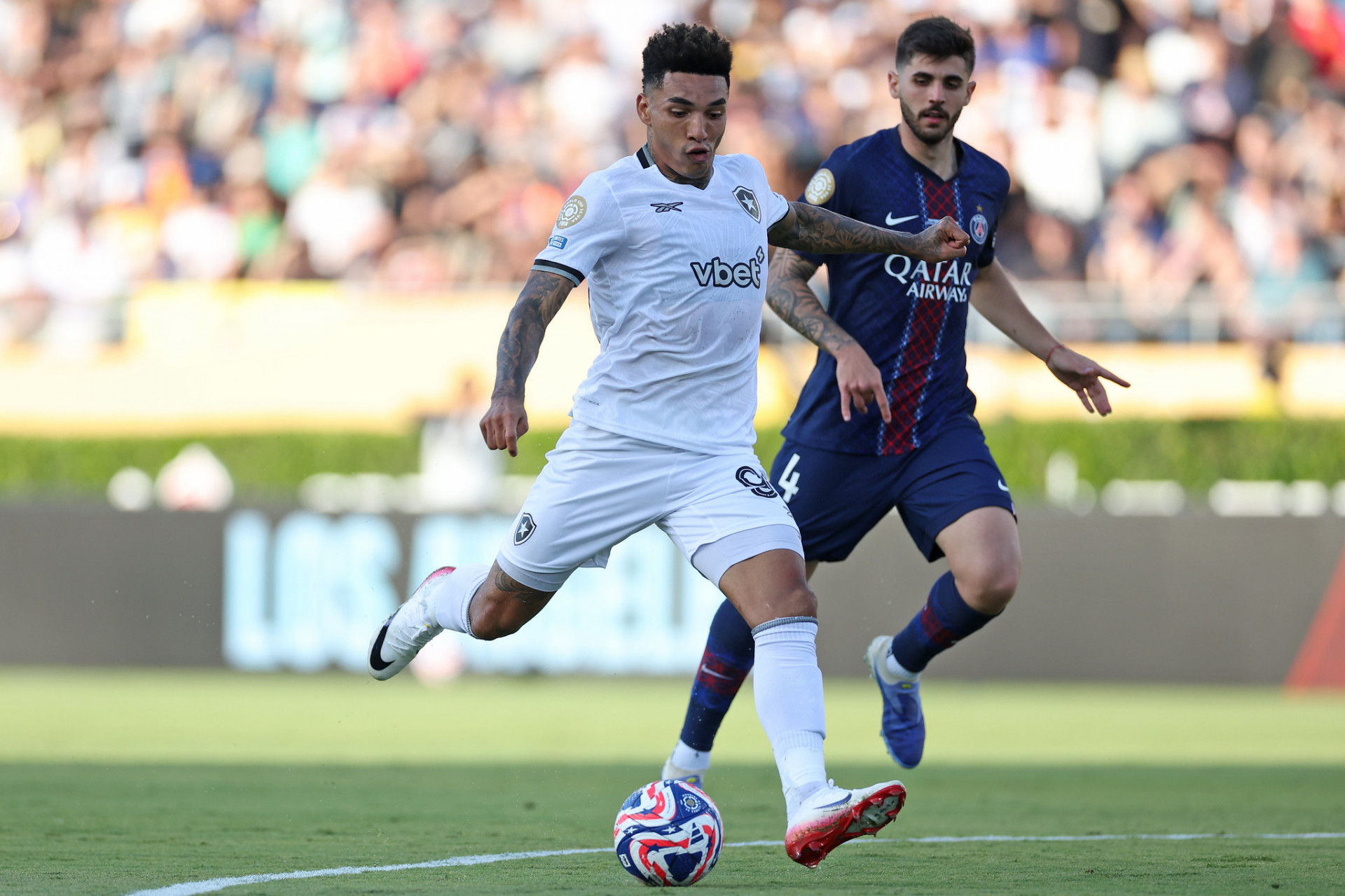 Botafogo enfrentou o PSG, nesta quinta-feira (19), no Rose Bowl, em Pasadena, pela 2ª rodada da fase de grupos do Mundial de Clubes - Vitor Silva/Botafogo