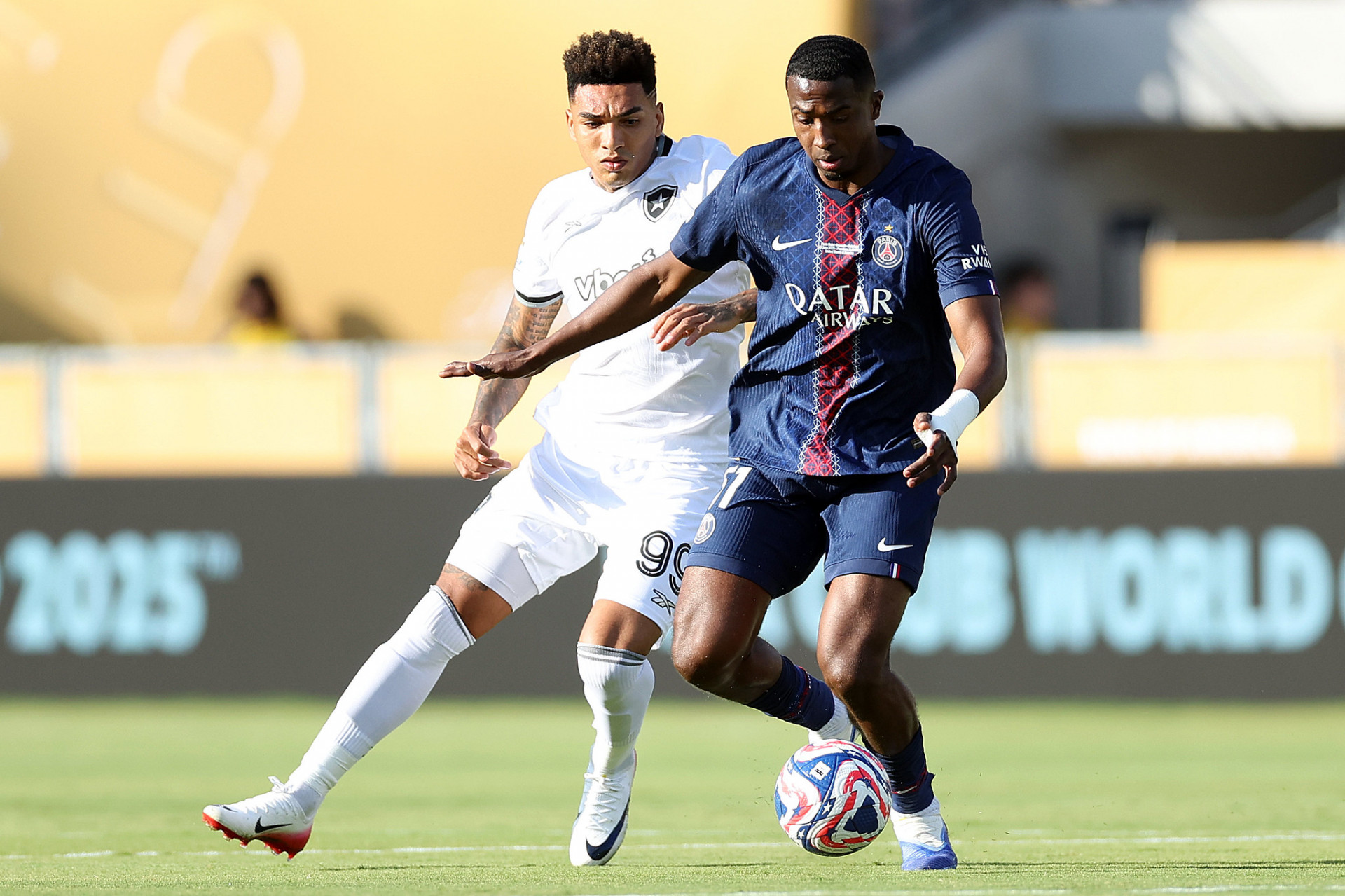 Botafogo enfrentou o PSG, nesta quinta-feira (19), no Rose Bowl, em Pasadena, pela 2ª rodada da fase de grupos do Mundial de Clubes - Vitor Silva/Botafogo