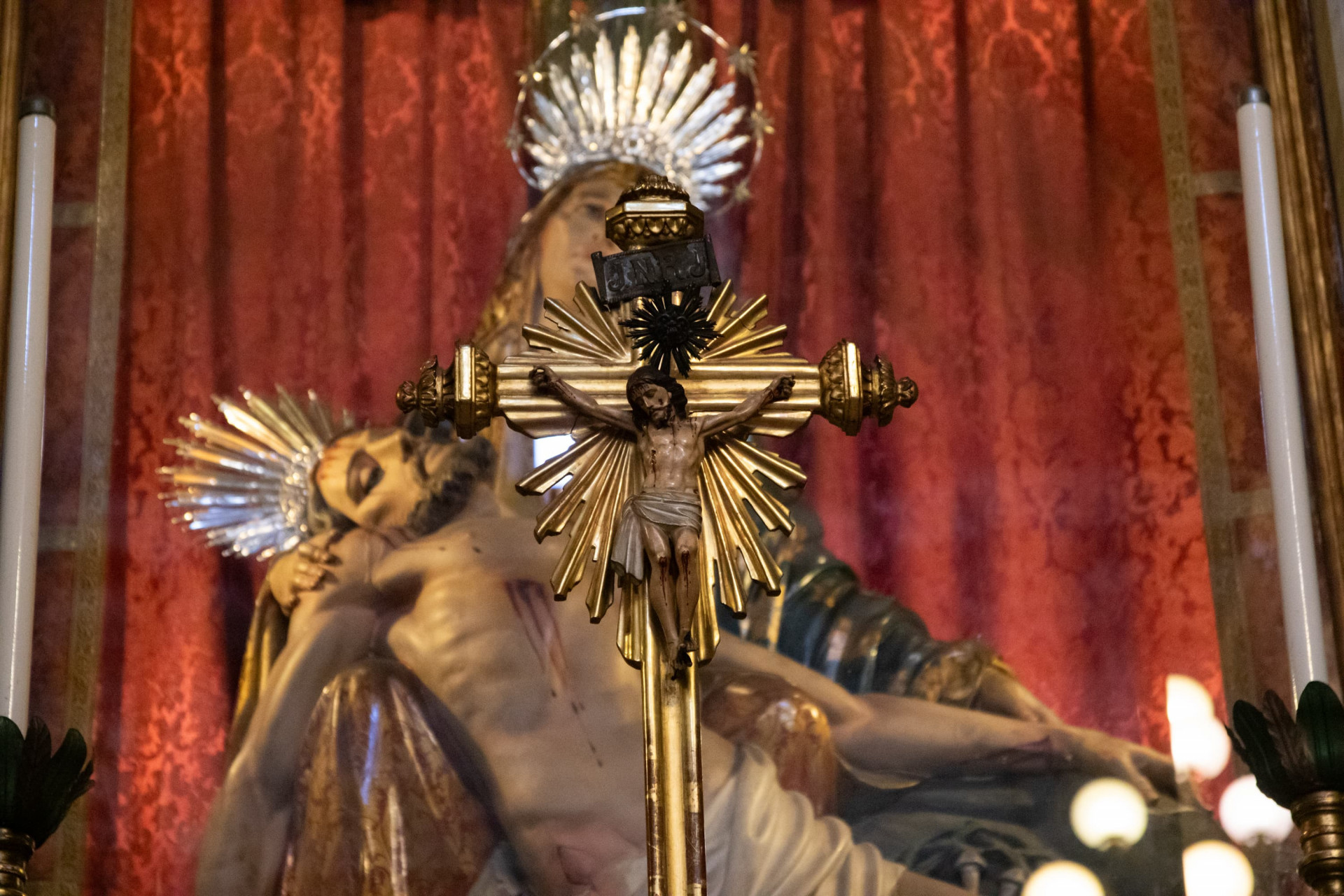 Igreja de Nossa Senhora da Candelária recebeu cerimônias de Corpus Christi - Érica Martin / Agência O Dia