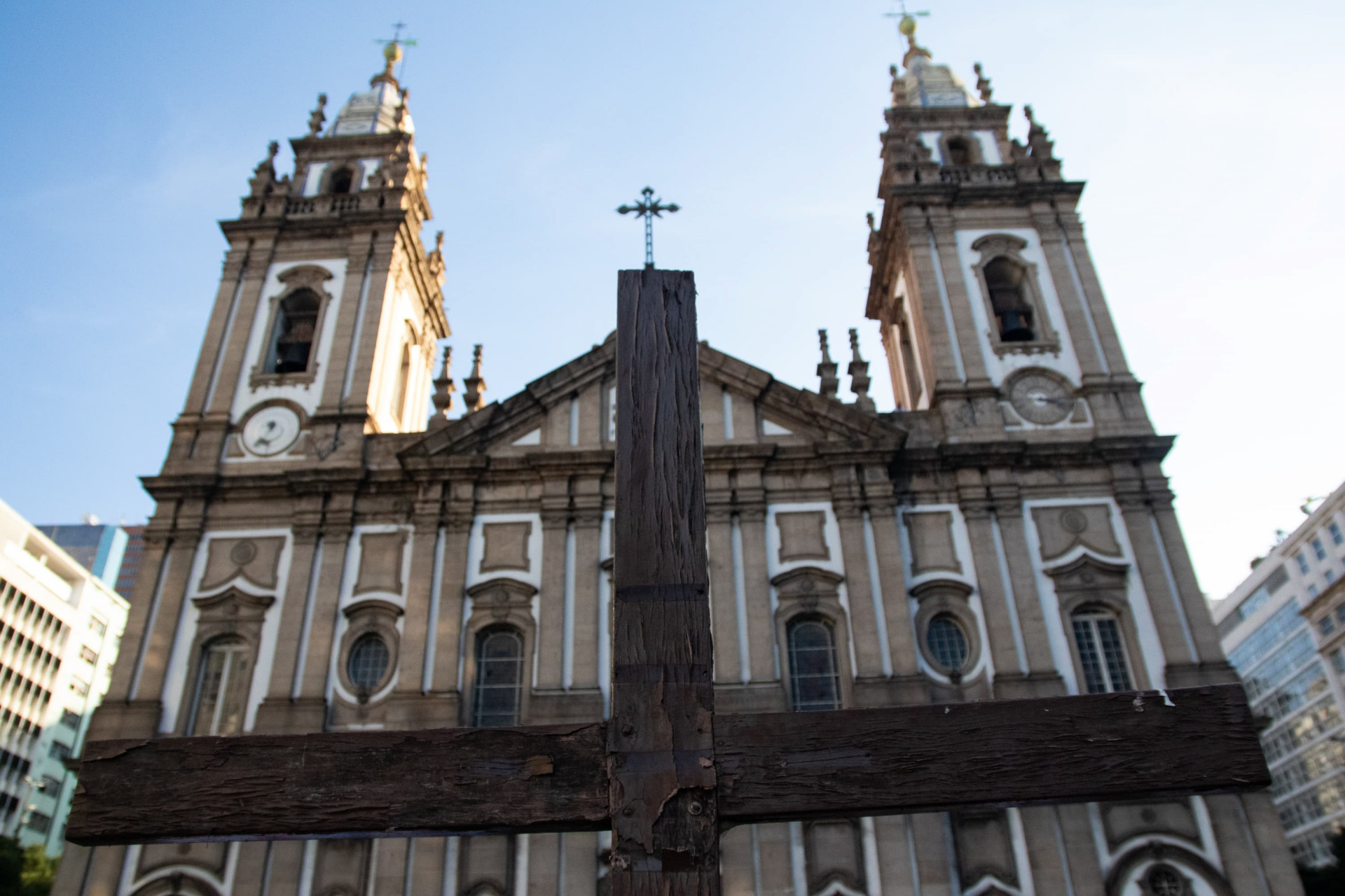 Igreja de Nossa Senhora da Candelária recebeu cerimônias de Corpus Christi - Érica Martin / Agência O Dia