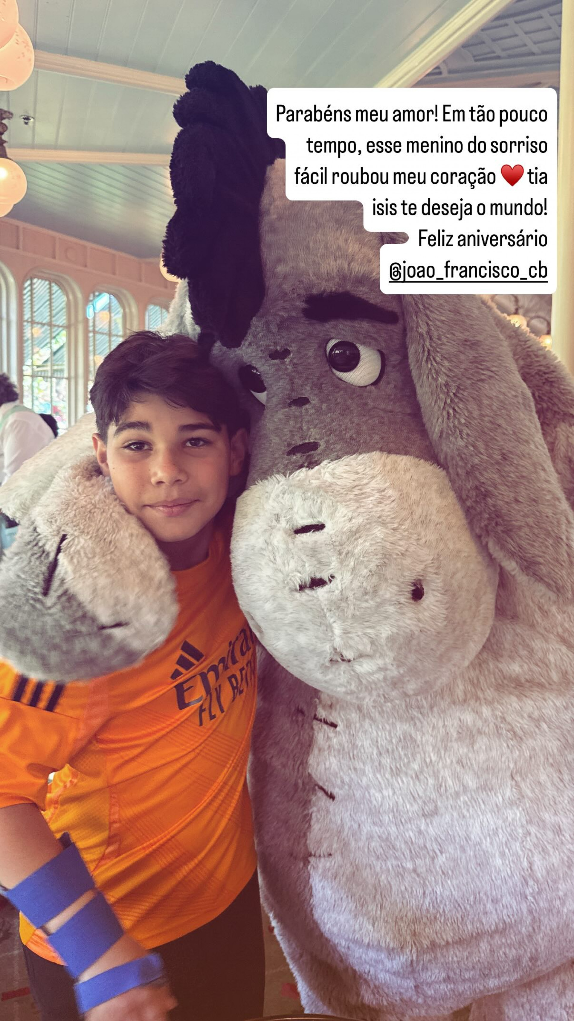 Isis Valverde comemora aniversário do filho de Marcus Buaiz com Wanessa Camargo - Reprodução / Instagram 