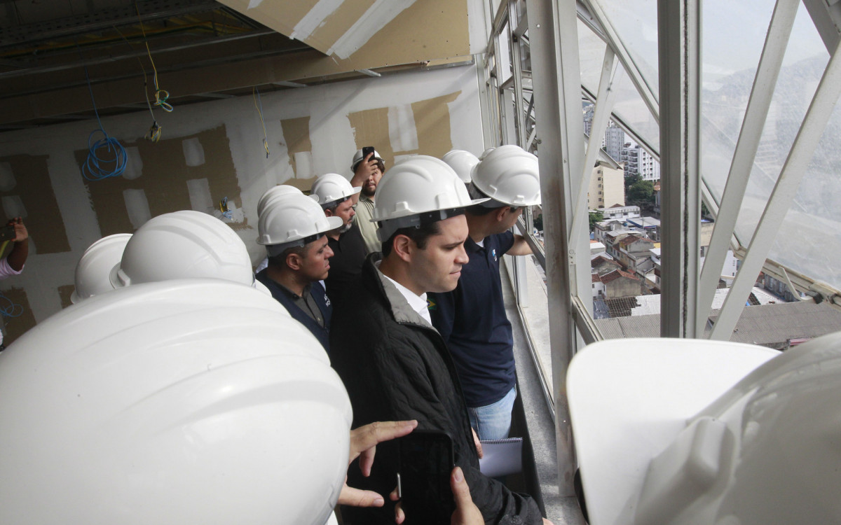 Visita do vice-prefeito Eduardo Cavaliere