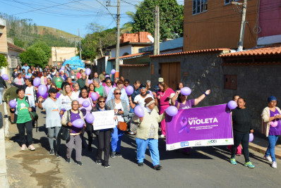 Prefeitura de Levy Gasparian realiza ação em alusão ao Junho Violeta