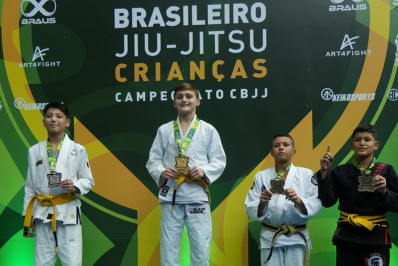 Pietro Baseggio exalta vitória contra Marat no Brasileiro de Jiu-Jitsu Crianças