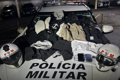 Adolescentes são apreendidos após furtar quase R$ 3 mil em roupas de loja