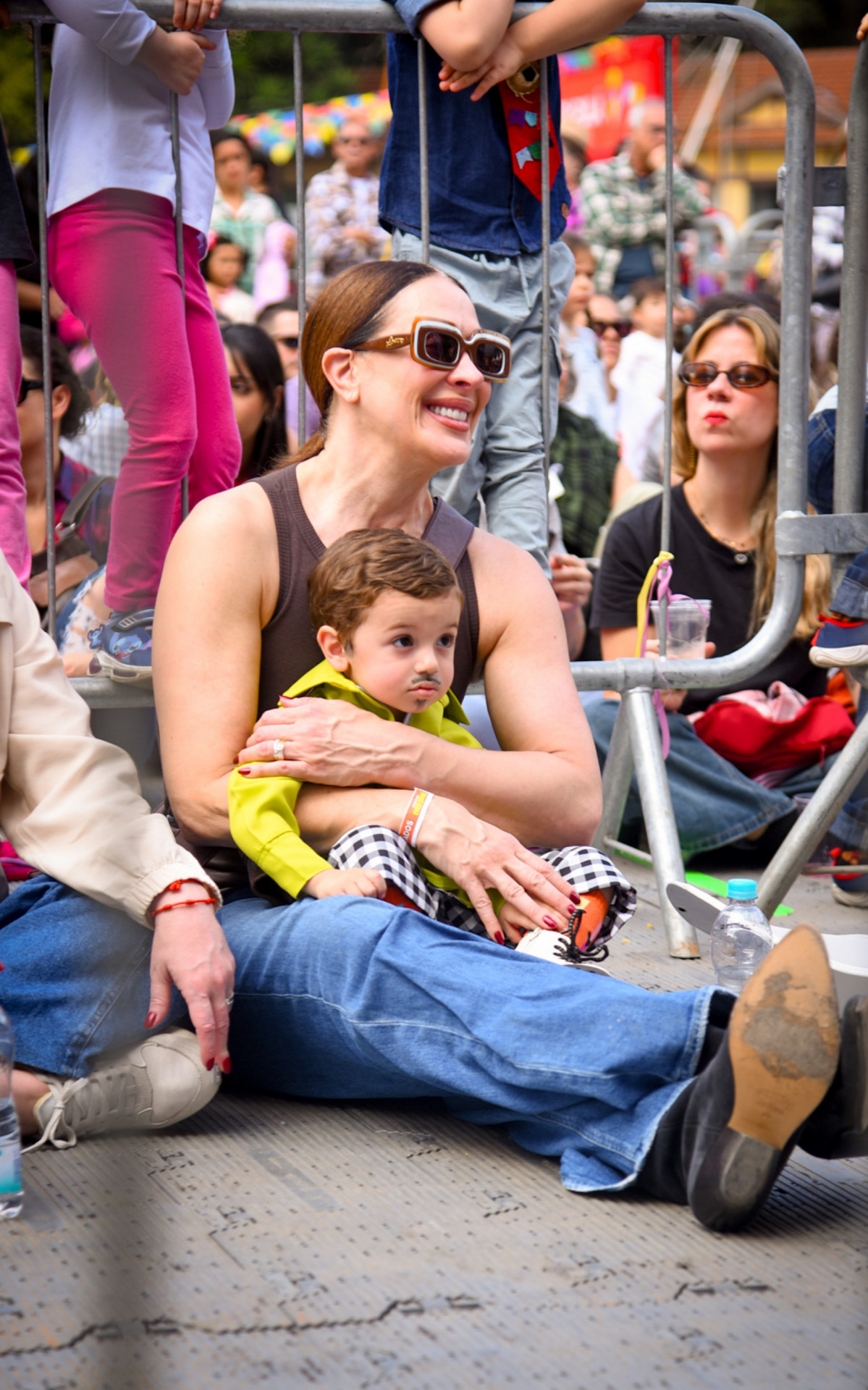 Claudia Raia e o filho caçula 
