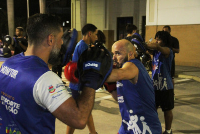 Boxe é mais uma modalidade do projeto Esporte em Ação