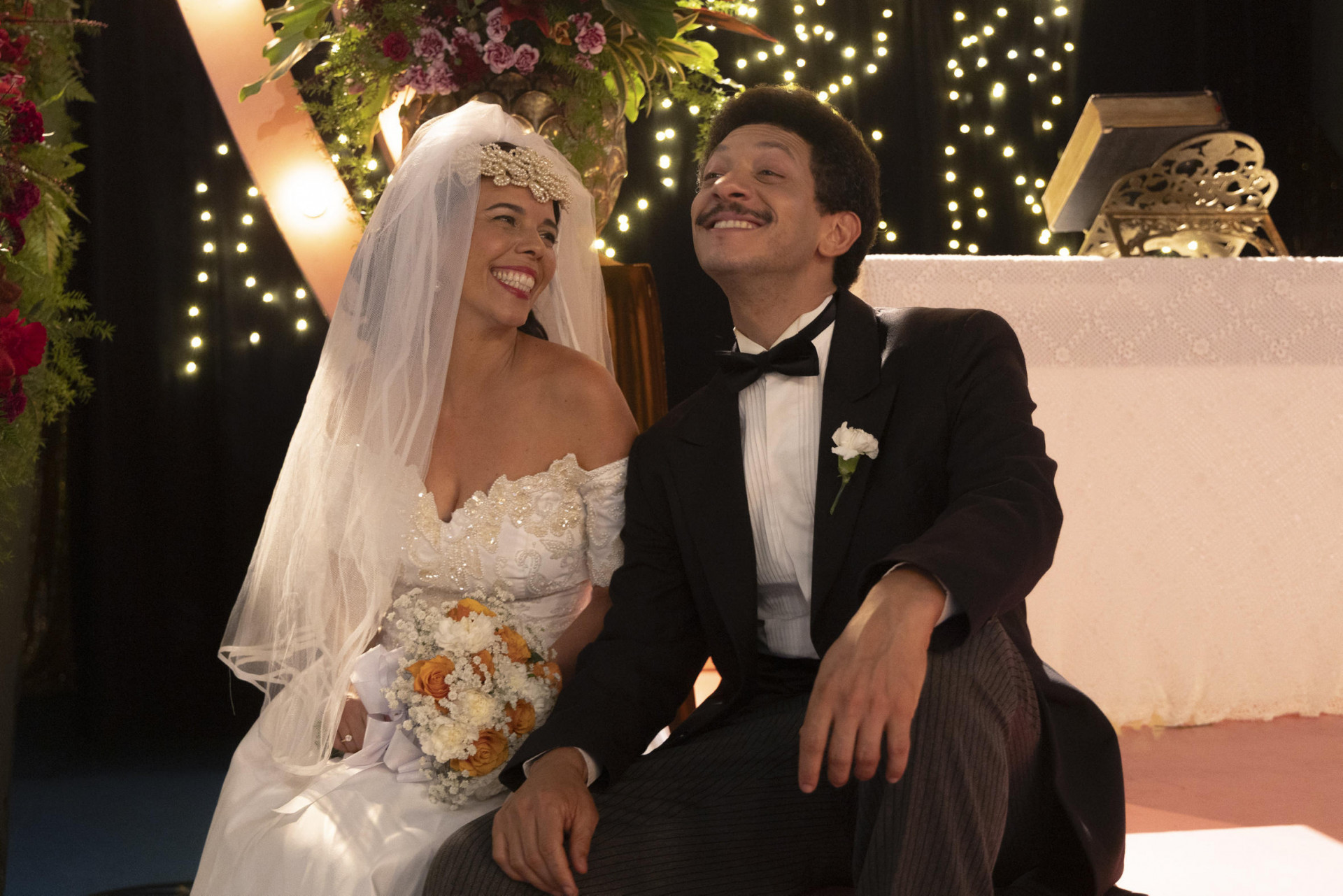 Garota do Momento: Jacira (Flávia Reis) e Sergio (Sergio Kauffmann) - Beatriz Damy / TV Globo