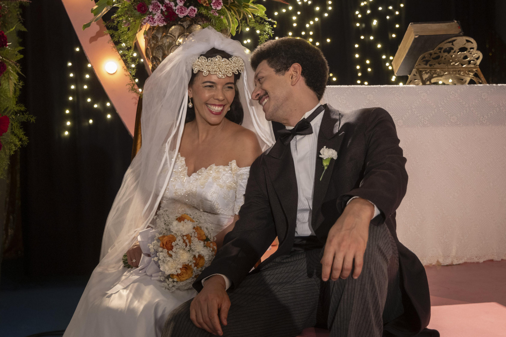 Garota do Momento: Jacira (Flávia Reis) e Sergio (Sergio Kauffmann) - Beatriz Damy / TV Globo