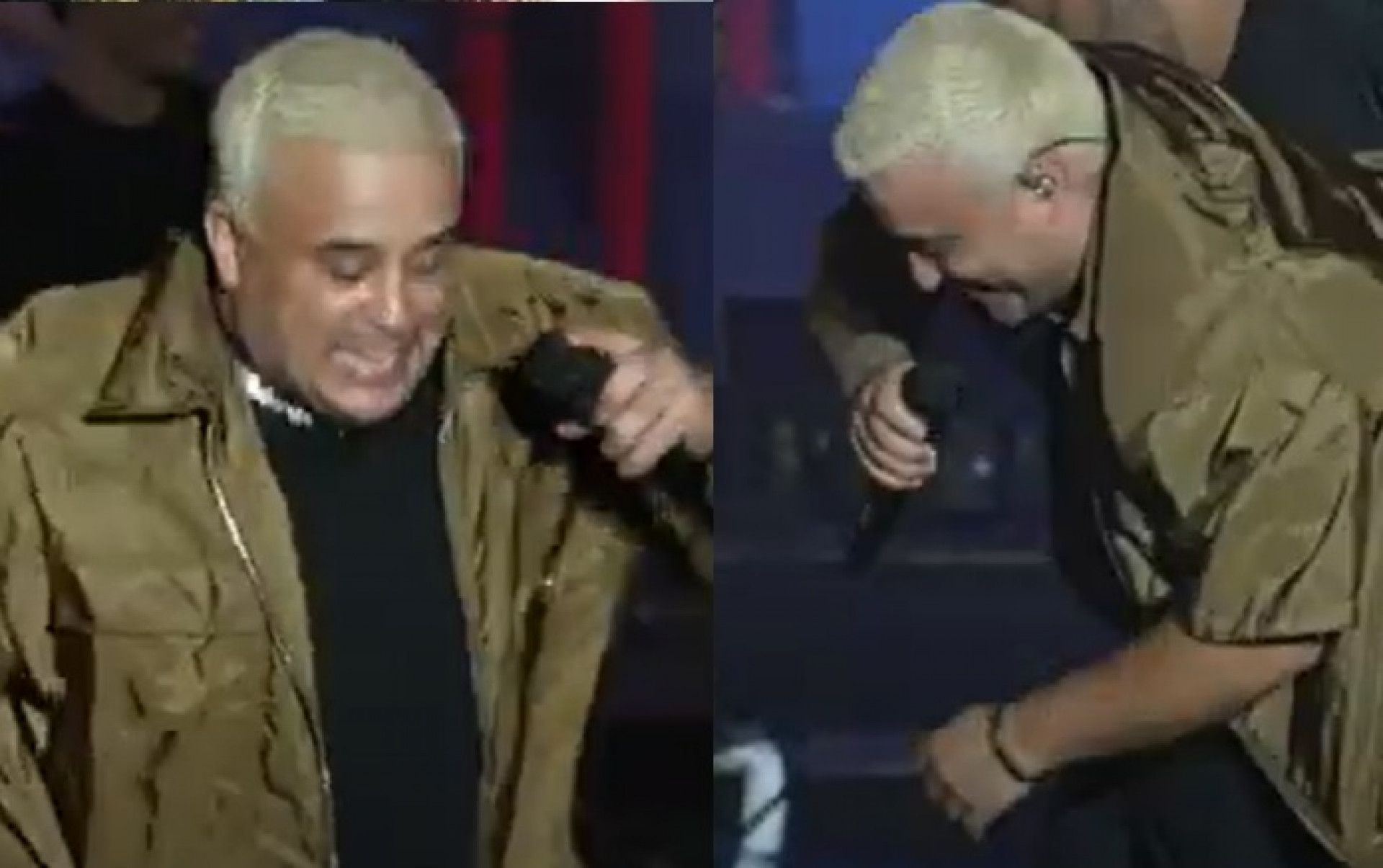 Kauan cai durante show - Reprodução de vídeo