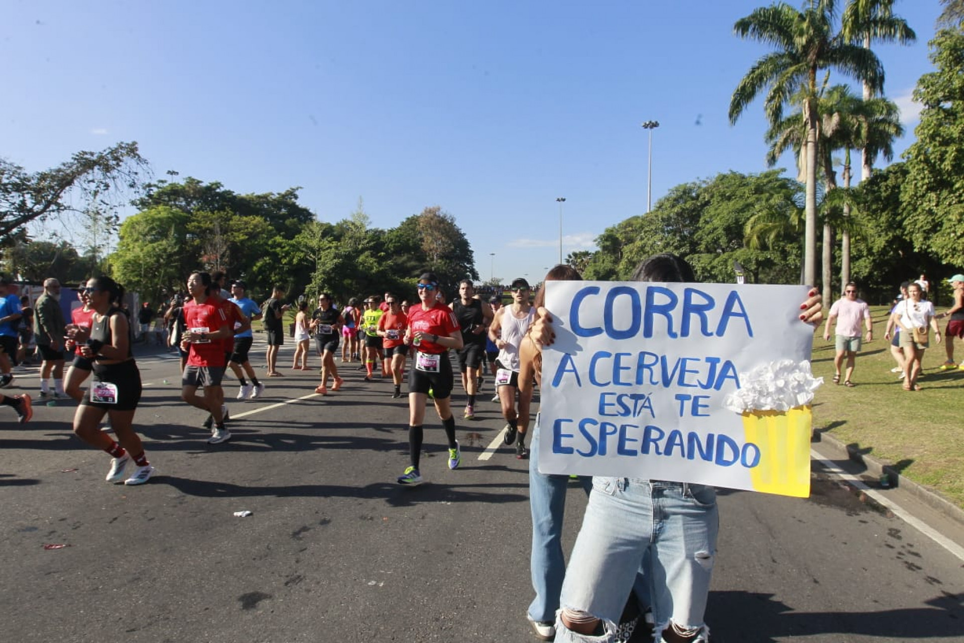 Corredores fizeram a prova dos 21km neste sábado (21) - Reginaldo Pimenta/Agência O Dia
