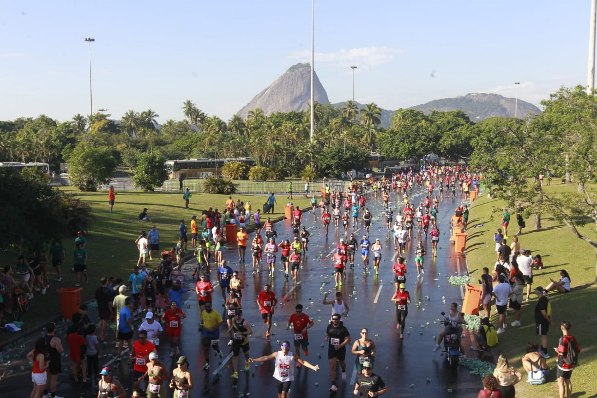 Corredores fizeram a prova dos 21km neste sábado (21) - Reginaldo Pimenta/Agência O Dia