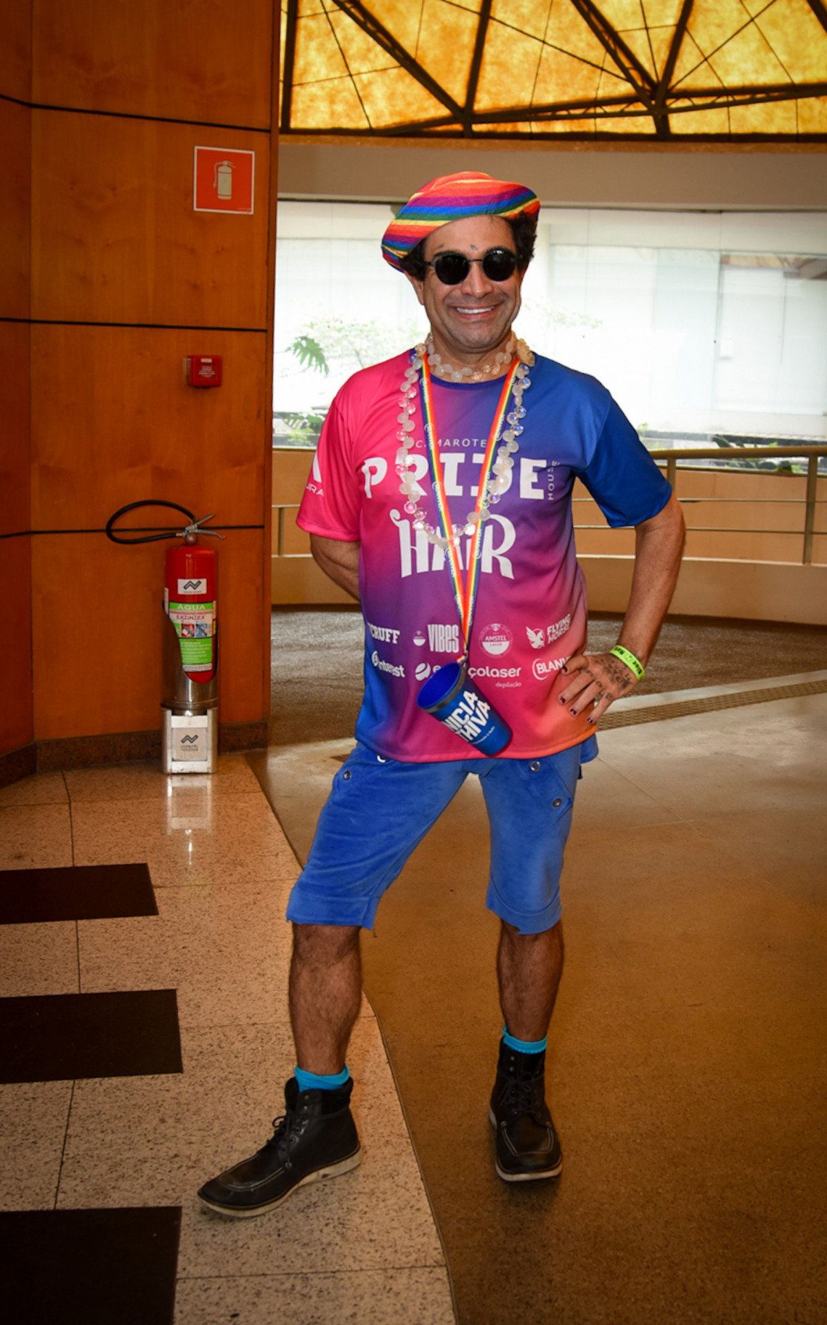 Ator e humorista Evandro Santo 