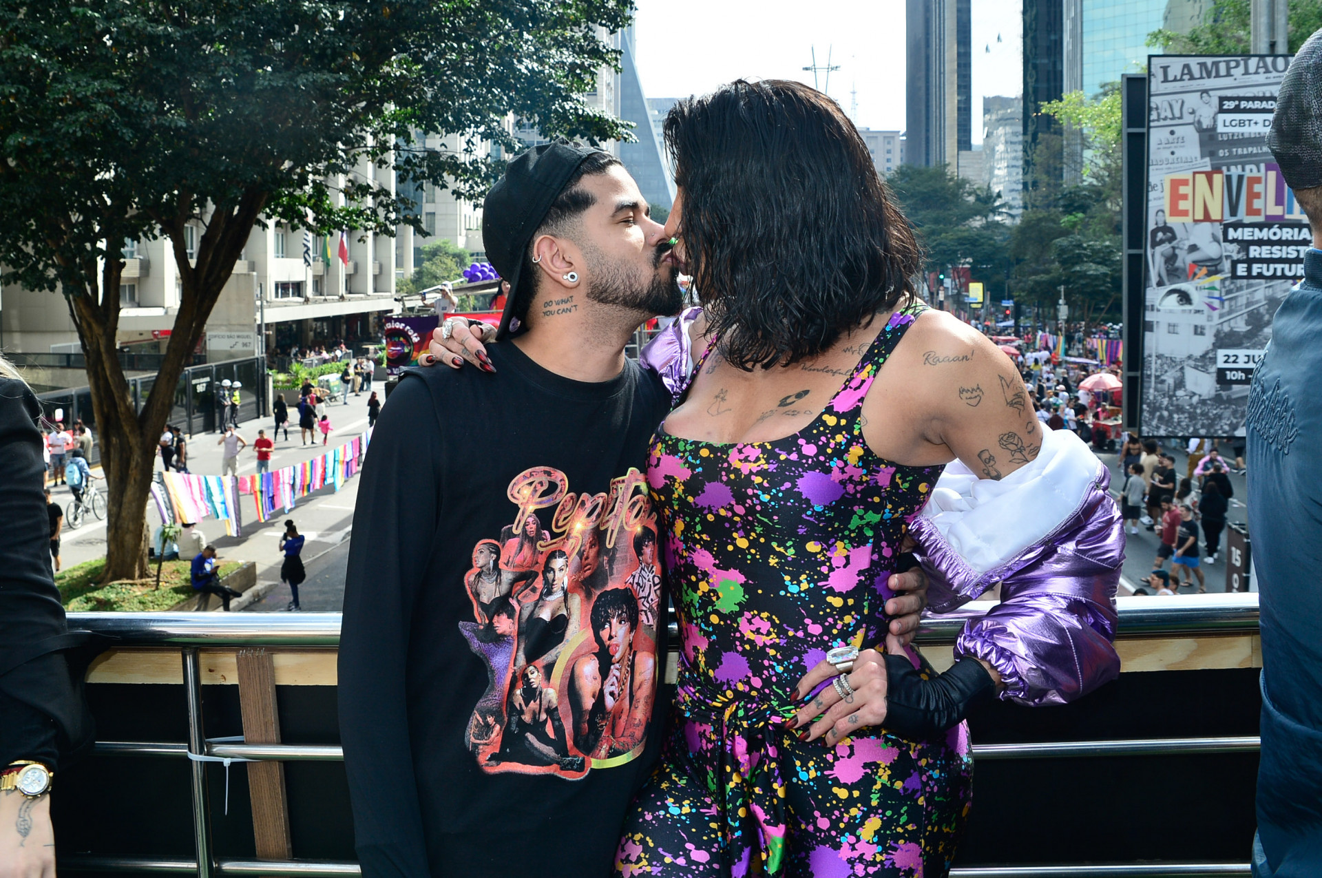 Pepita e o marido  - Eduardo Martins / / Brazil News