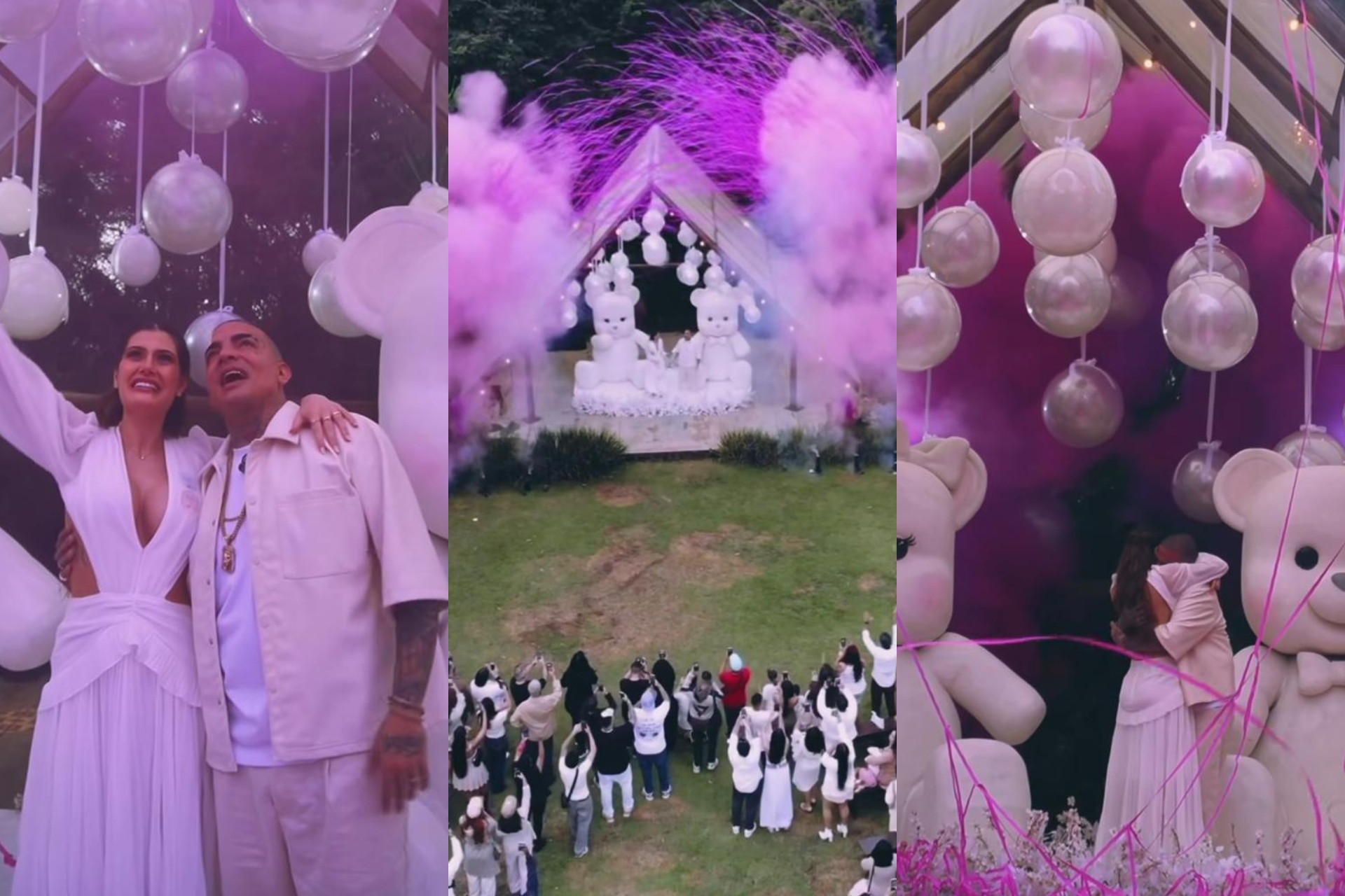 MC Guimê e Fernanda Stroschein anunciam que esperam uma menina, Yarin - Reprodução / Instagram 