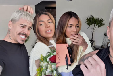 Biel faz tatuagem com rosto de Tays Reis e filha, mas cantora desaprova: 'Não ficou parecida'