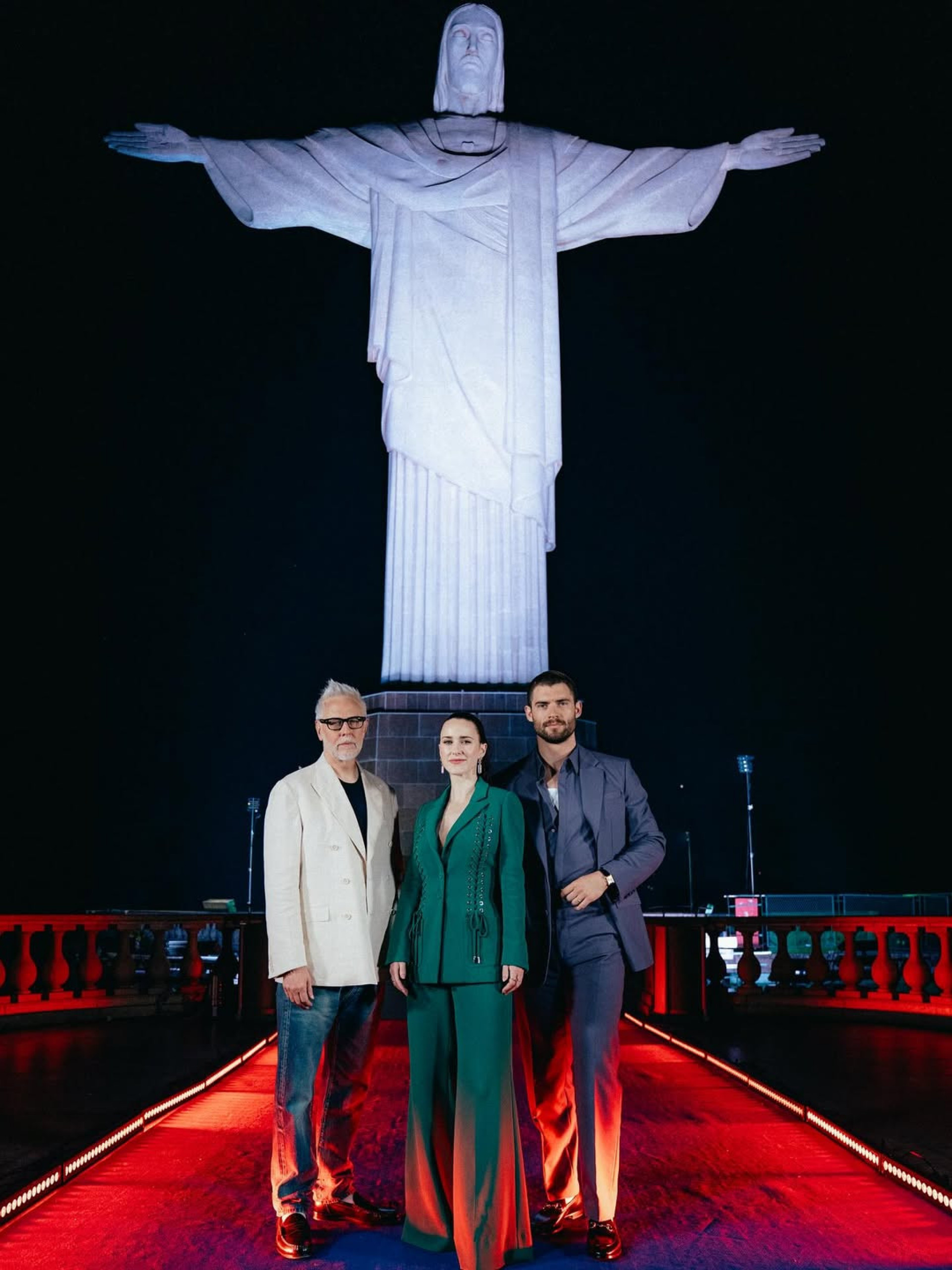 Elenco de 'Superman' chega ao Brasil para divulgação do novo filme e visita Cristo Redentor - Reprodução / Instagram