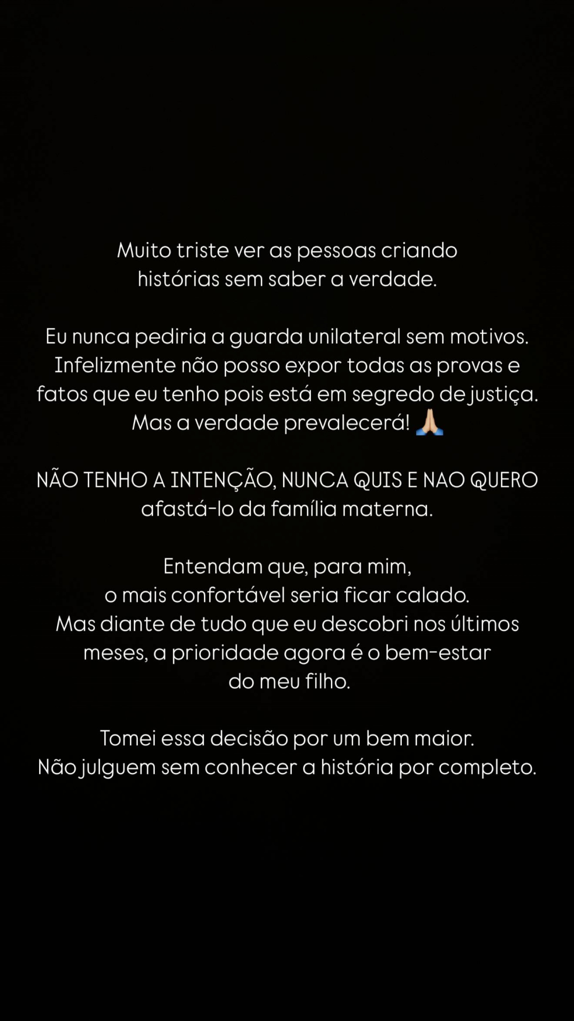 Murilo Huff se manifestou sobre pedido de guarda unilateral do filho  - Reprodução/Instagram 