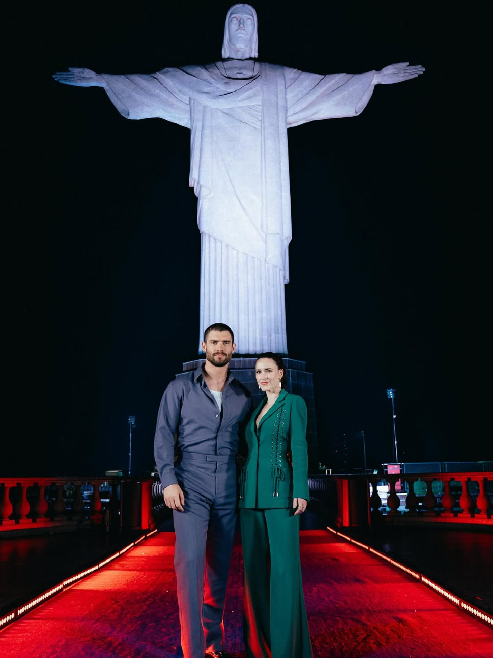 David Corenswet e Rachel Brosnahan  - Reprodução / Instagram