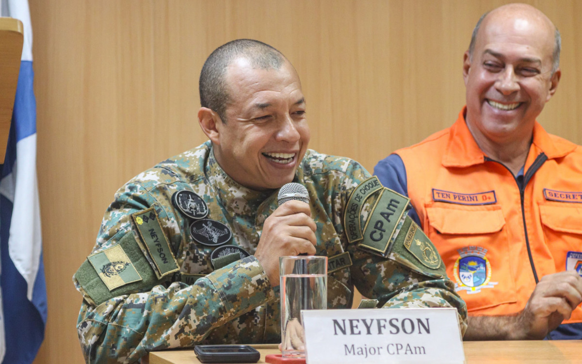 O major Ney Neyfson Borges destacou o trabalho de atuação do Comando de Polícia Ambiental (CPAm)