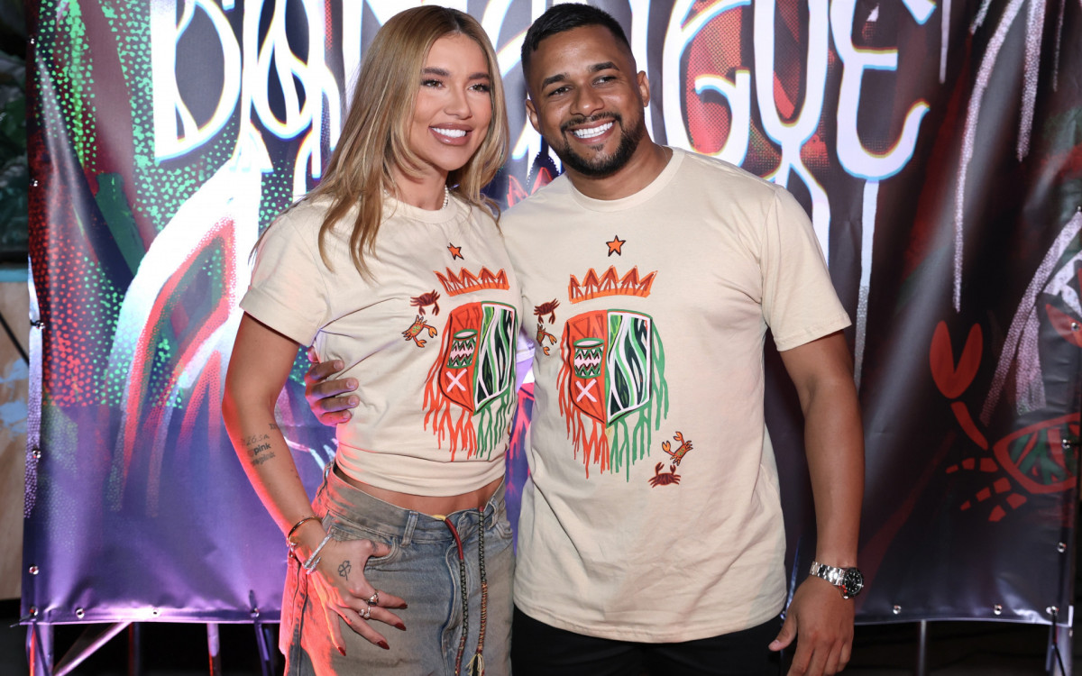 Virginia Fonseca marca presença no lançamento do enredo da Grande Rio