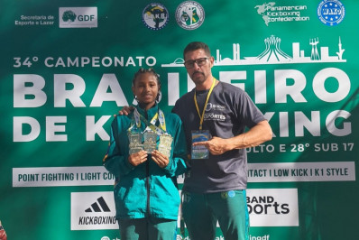 Jovem campeã de Macaé dá show no kickboxing e mira Copa Brasil