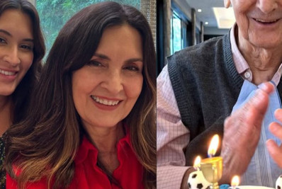 Filha de Fátima Bernardes mostra comemoração do aniversário de 89 anos do avô