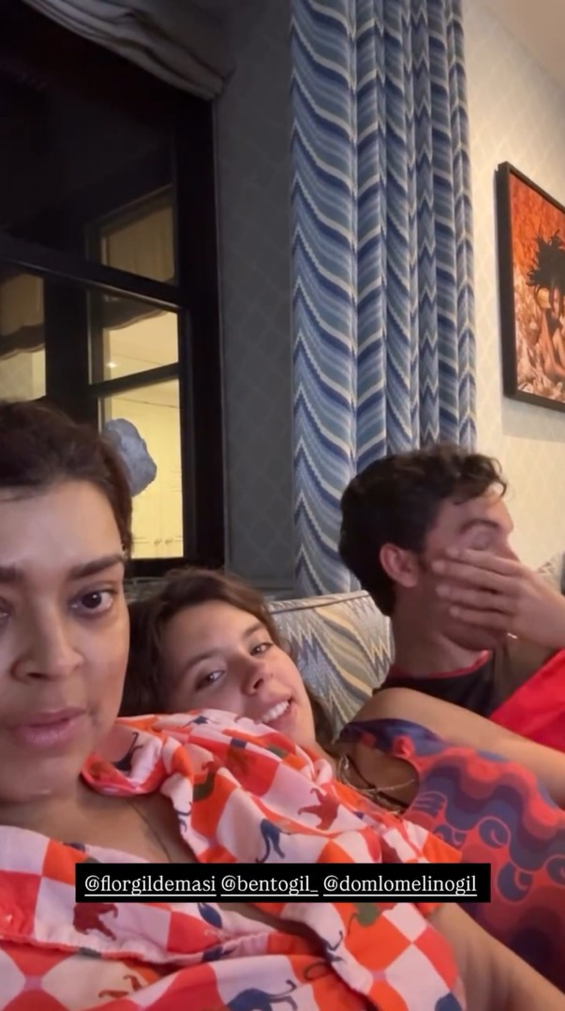 Preta Gil assiste ao jogo do Flamengo com os sobrinhos - Reprodução / Instagram