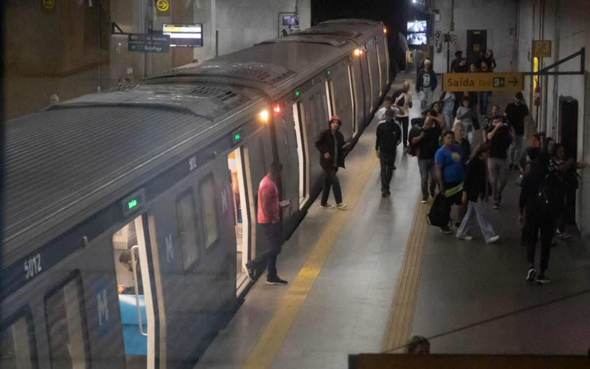 Metrô enfrentou atrasos nas linhas 1 e 4 devido a acesso indevido - Érica Martin/Agência O DIA