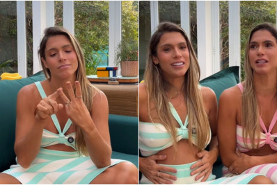 Bia Feres revela susto ao descobrir que espera o 3º filho: 'Engravidei de DIU' 