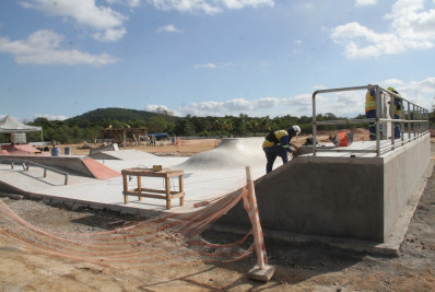 Parque RJ São Gonçalo está com 61% das obras concluídas