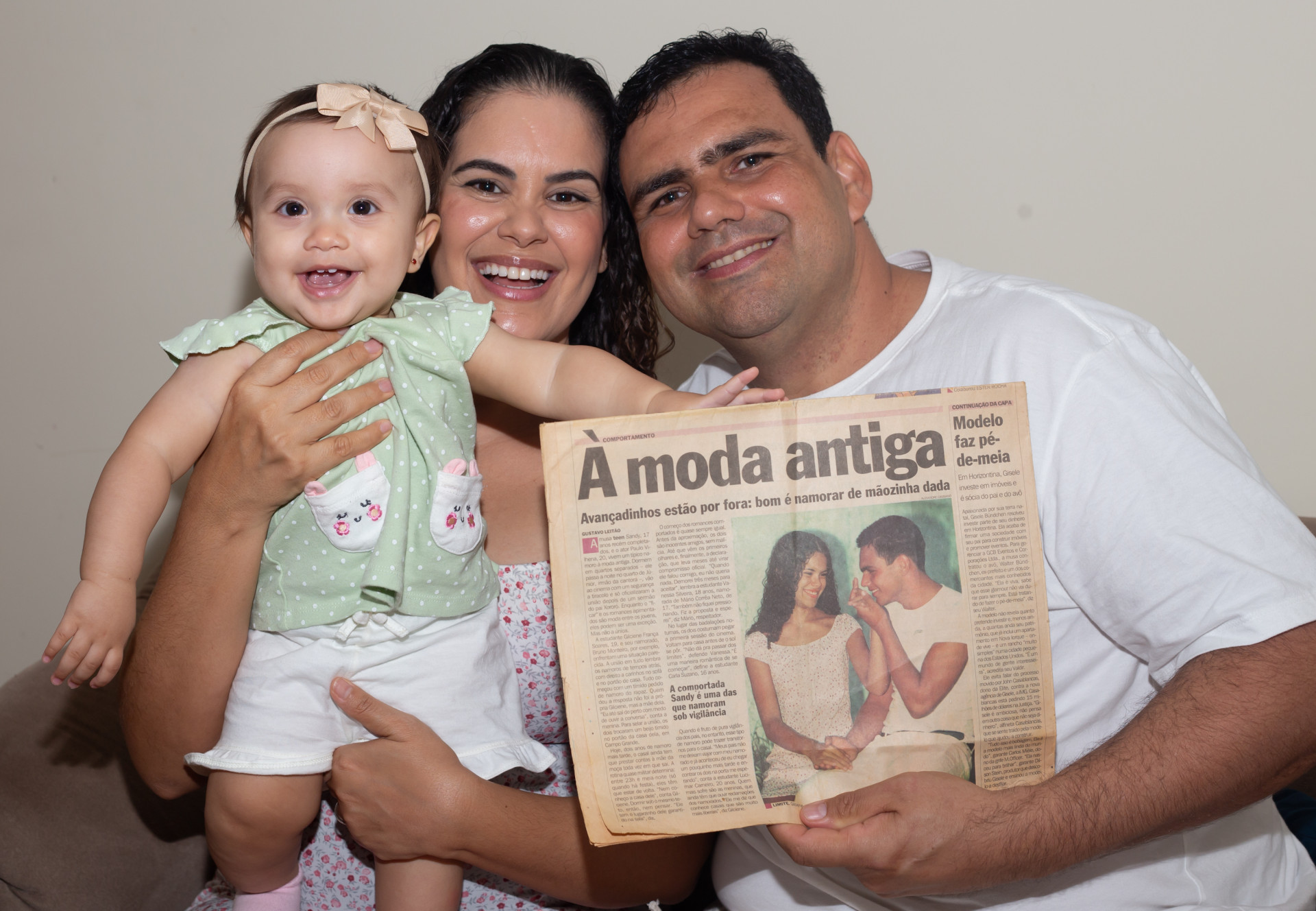 Gilciene Fran&ccedil;a e Bruno Monteiro, pais de Nina, celebram 'amor &agrave; moda antiga' - Erica Martin/Agencia O Dia