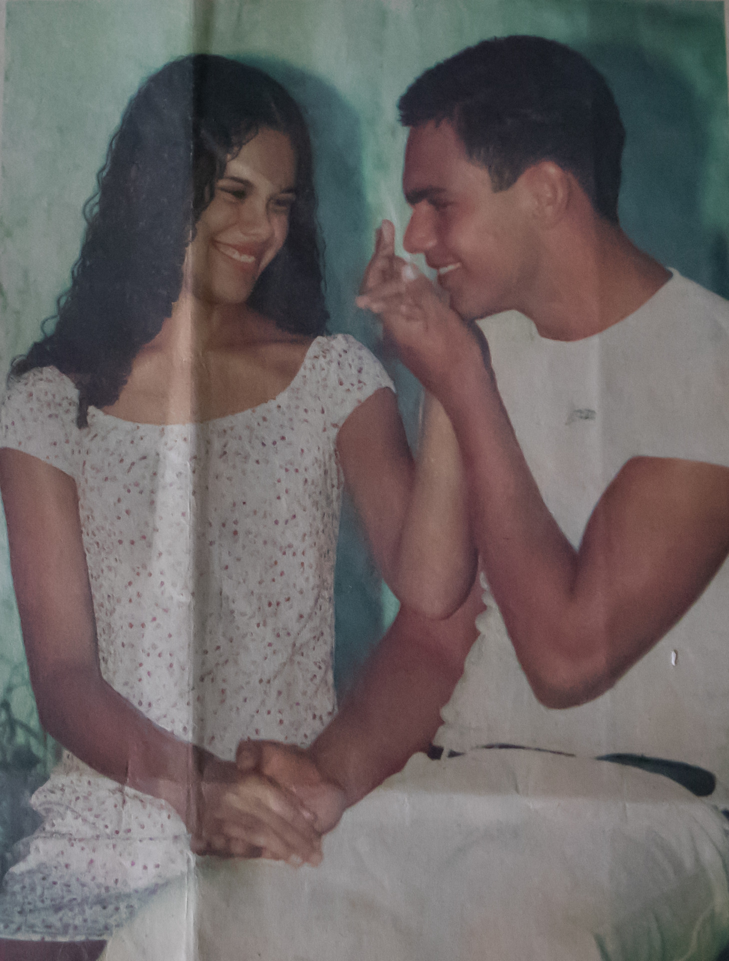 Mat&eacute;ria do Jornal O DIA, de fevereiro de 2000, trazia a hist&oacute;ria de Gilciene Fran&ccedil;a e Bruno Monteiro  - Erica Martin/Agencia O Dia