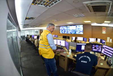 Cercamento Eletrônico da Prefeitura leva à prisão de suspeito de série de assaltos em Niterói