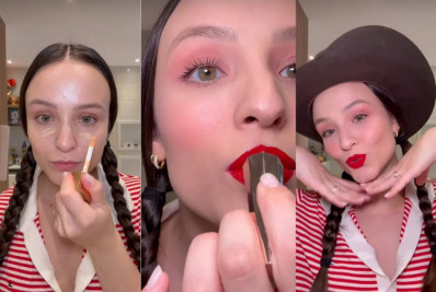 Makes para o arraiá? Larissa Manoela reforça tendência monocromática