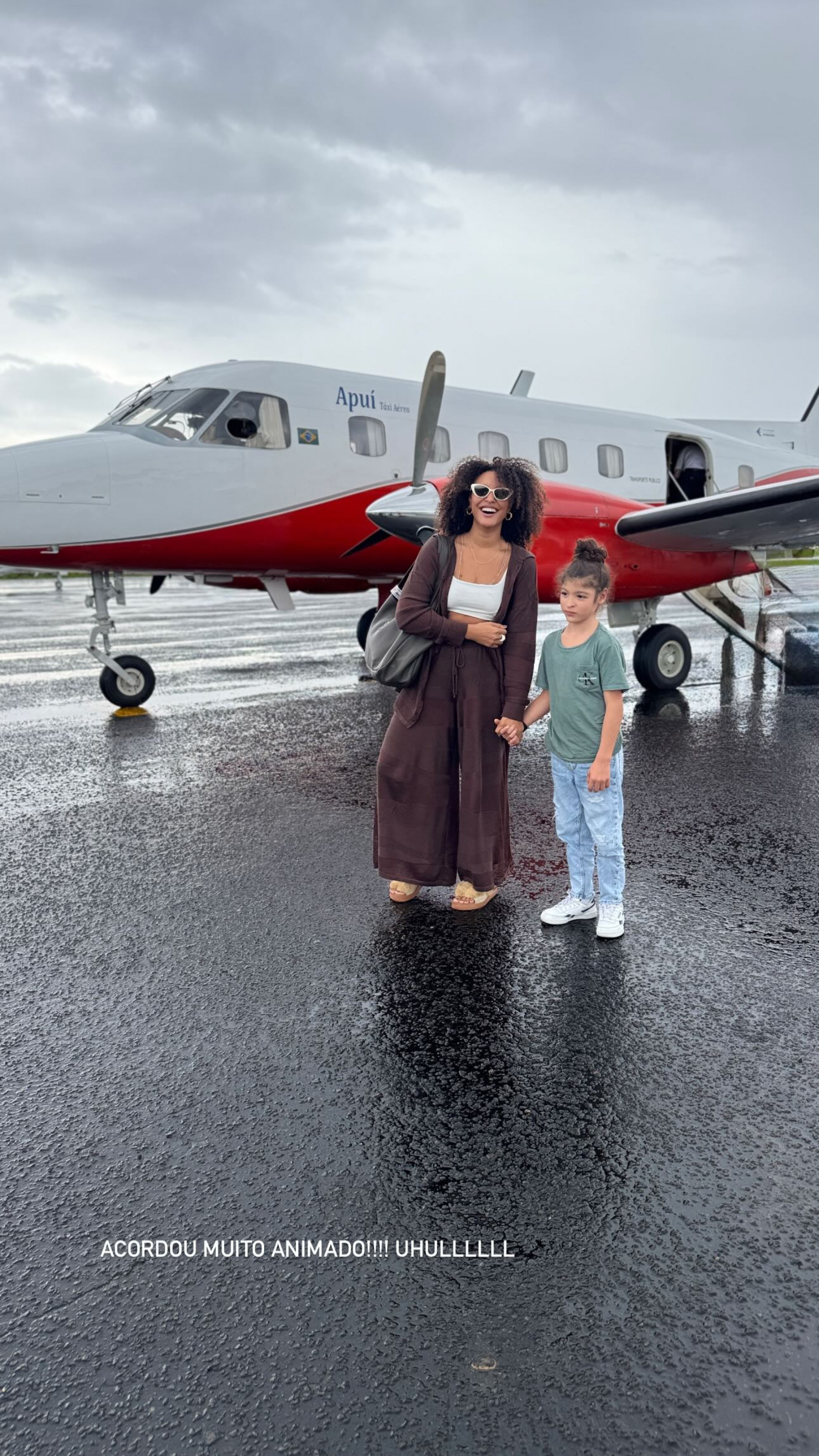 Sheron Menezzes viajou com o filho para o município de Parintins - Reprodução/Instagram