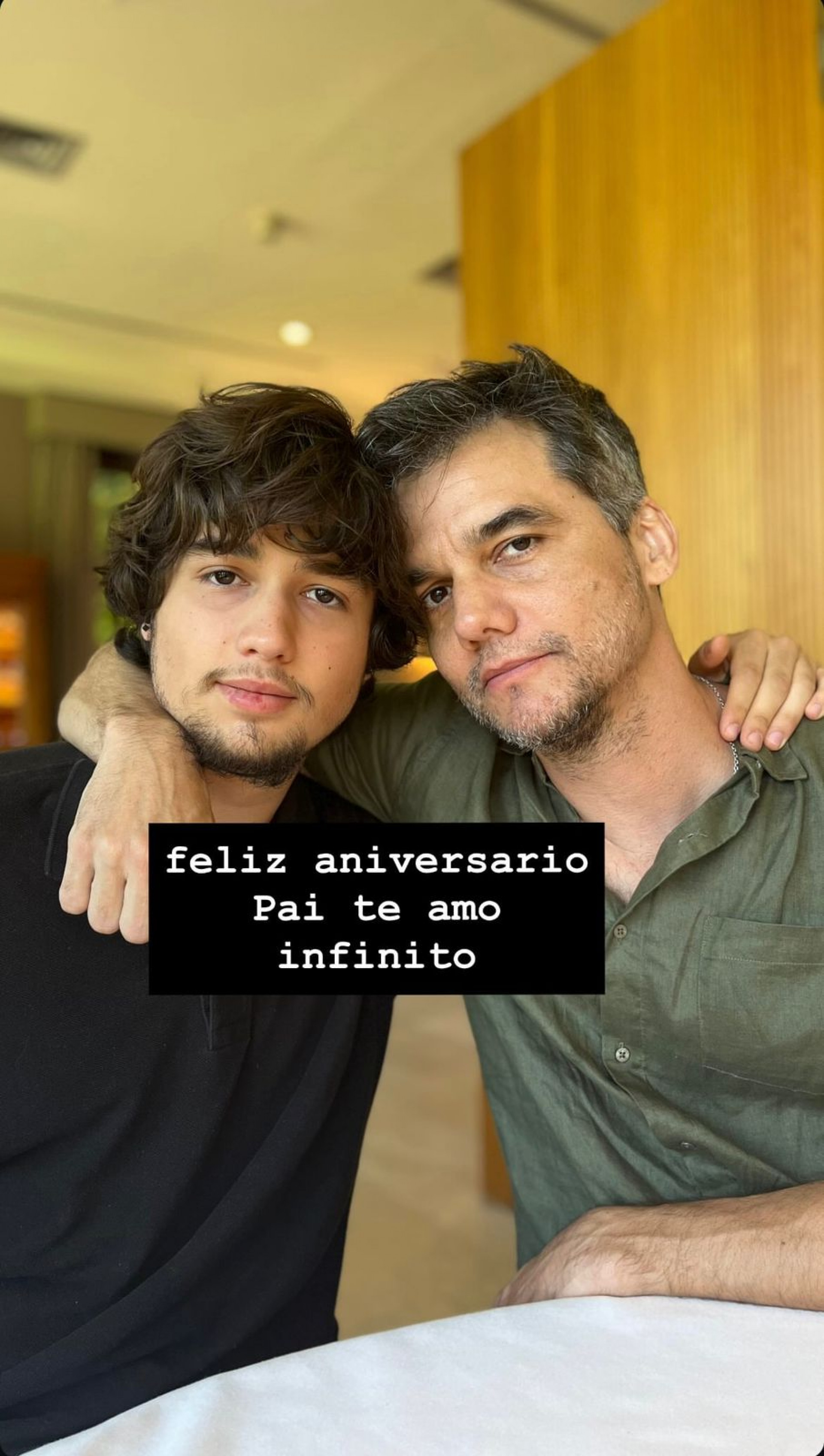 Wagner e Bem Moura - Reprodução/Instagram