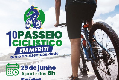 Meriti promove primeiro Passeio Ciclístico ‘Rumo a Sustentabilidade’ no domingo