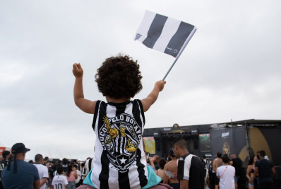 Fotos! Torcedores do Botafogo acompanham eliminação na Fan Zone do Mundial