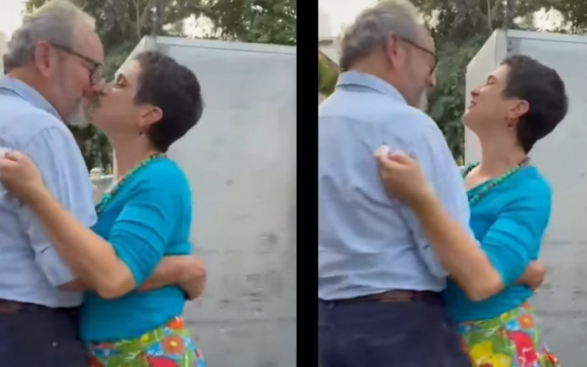 Ernesto Paglia e Sandra Annenberg dançam forró em clima de romance - Reprodução/Instagram