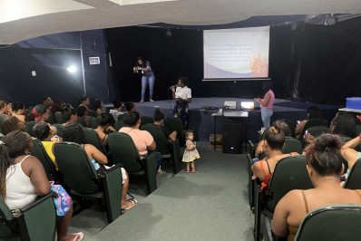 Obesidade infantil é debatida no Encontro de Mães e Gestantes em Mesquita