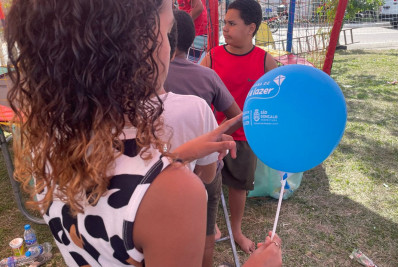 Guaxindiba em festa com a Caravana de Arte e Lazer