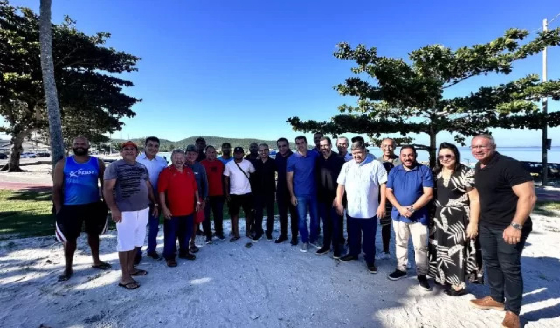 Deputado federal Hugo Leal foi recepcionado por Fabinho Costa, Marciley Lessa, além dos secretários Leandro Coutinho e Vantoil Martins  - Ascom