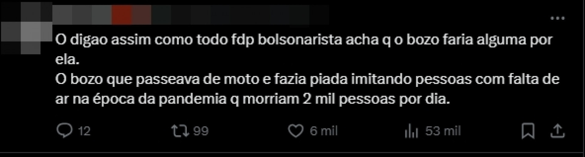 Prints tirados de uma página da X, antigo Twitter - Reprodução/X